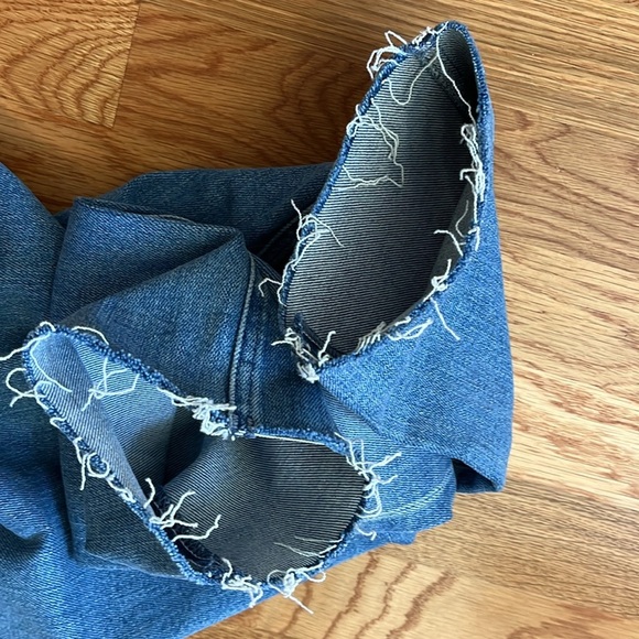 MOTHER  Mid Rize Dazzler Ankle Fray Size 24 NWT - Picture 16 of 16